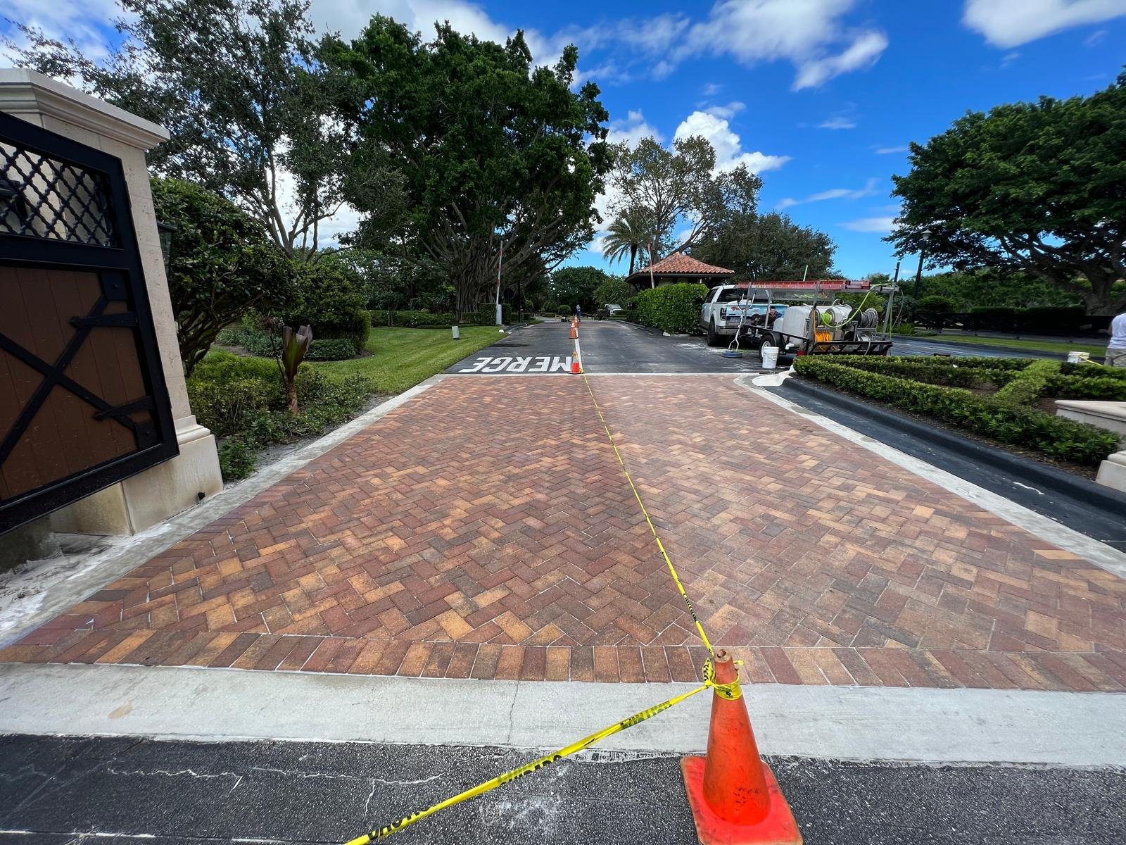 Cleaning & Sealing by Hero’s Pavers in Palm Beach County