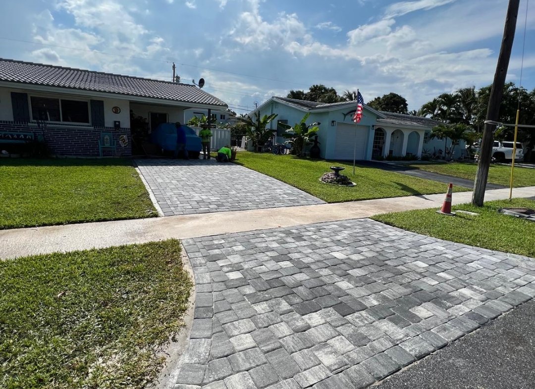 Paver Driveways by Hero’s Pavers in Palm Beach County