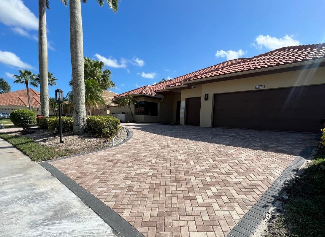 Paver Driveways by Hero’s Pavers in Palm Beach County