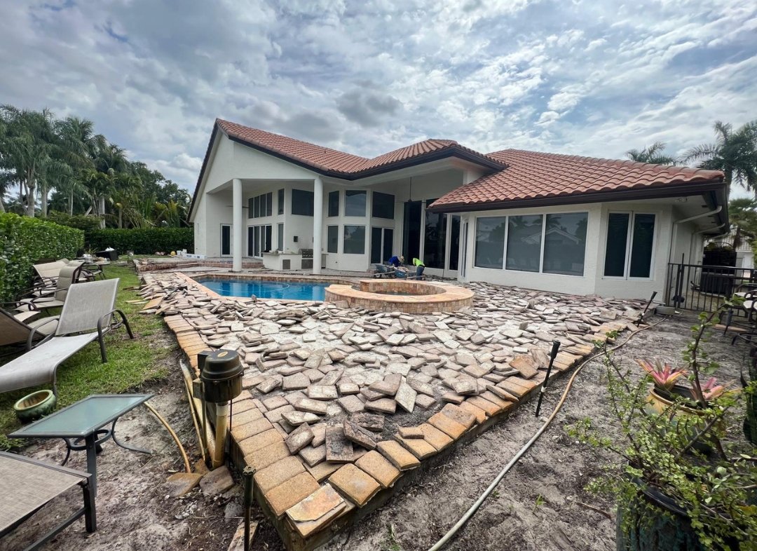 Paver Repair by Hero’s Pavers in Palm Beach County