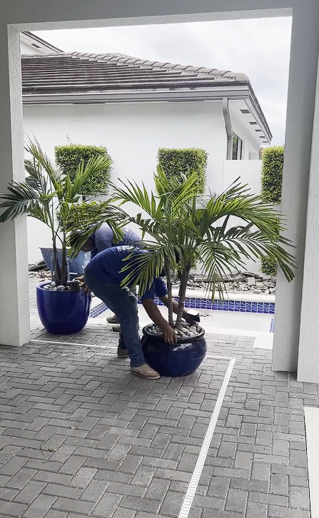 Paver project in Home Hypoluxo