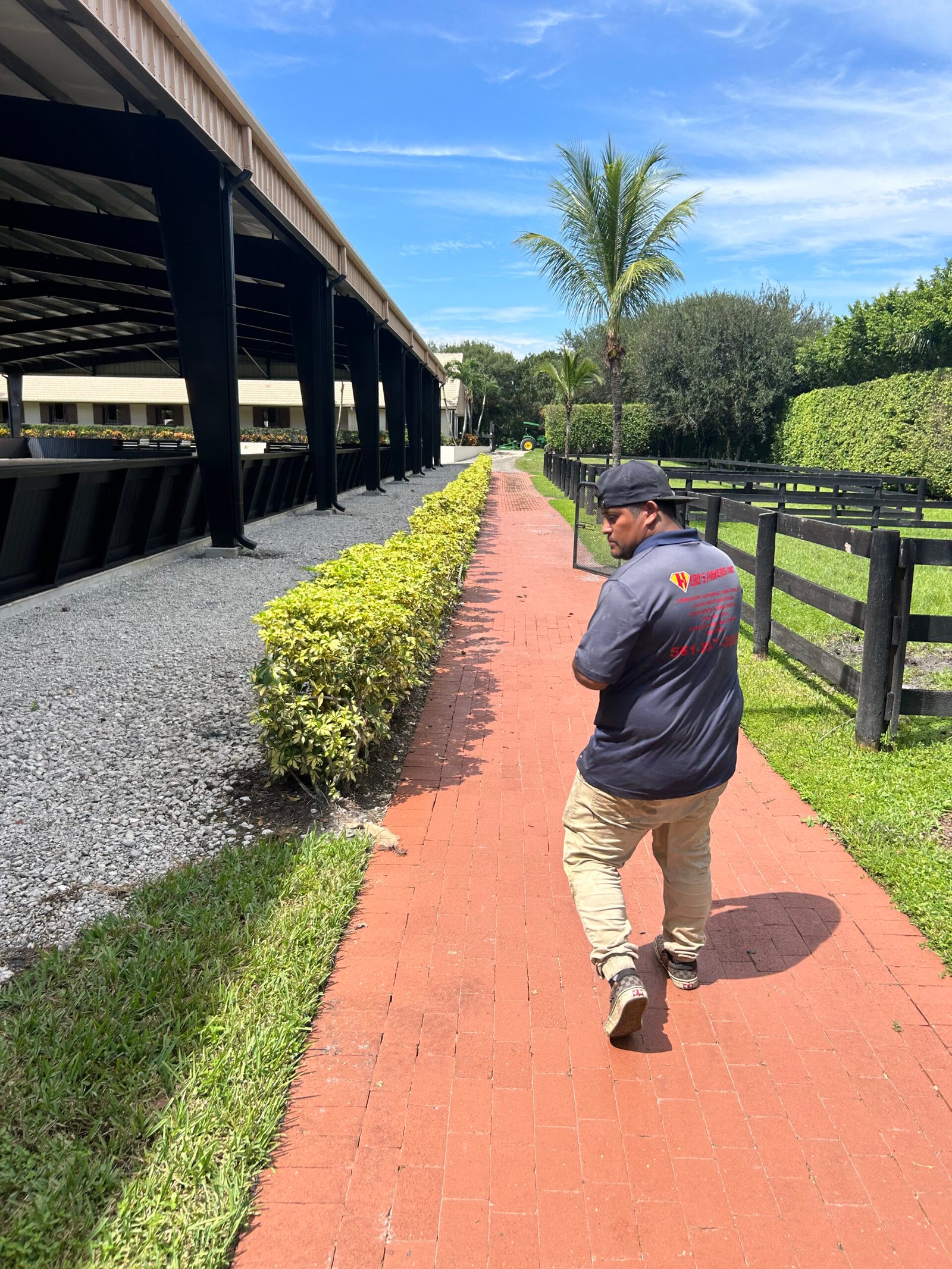 Paver job in Wellington by Hero’s Pavers