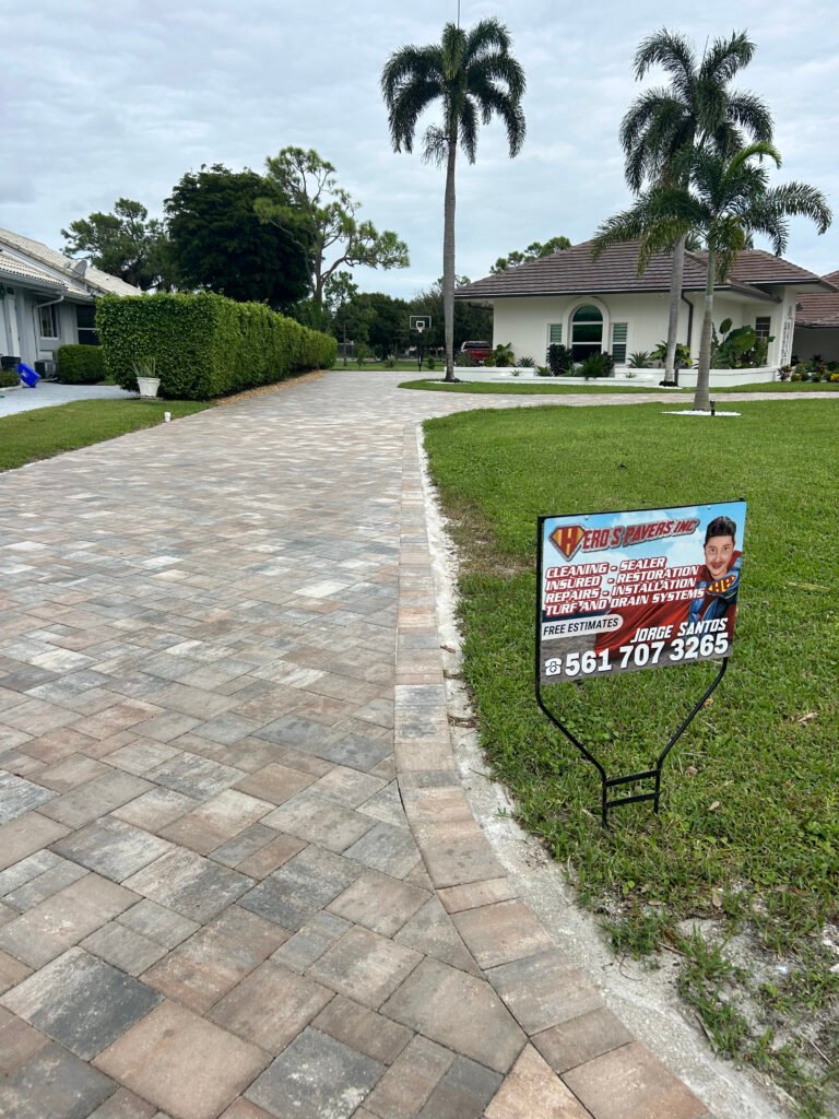 Paver project in Lake Worth Beach