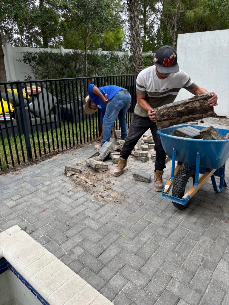 Paver project in Home Hypoluxo