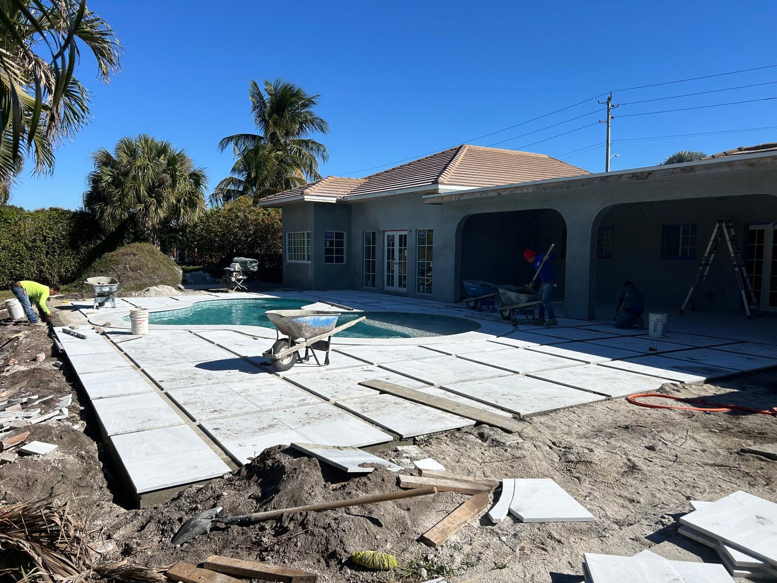 Paver job in Boynton Beach by Hero’s Pavers