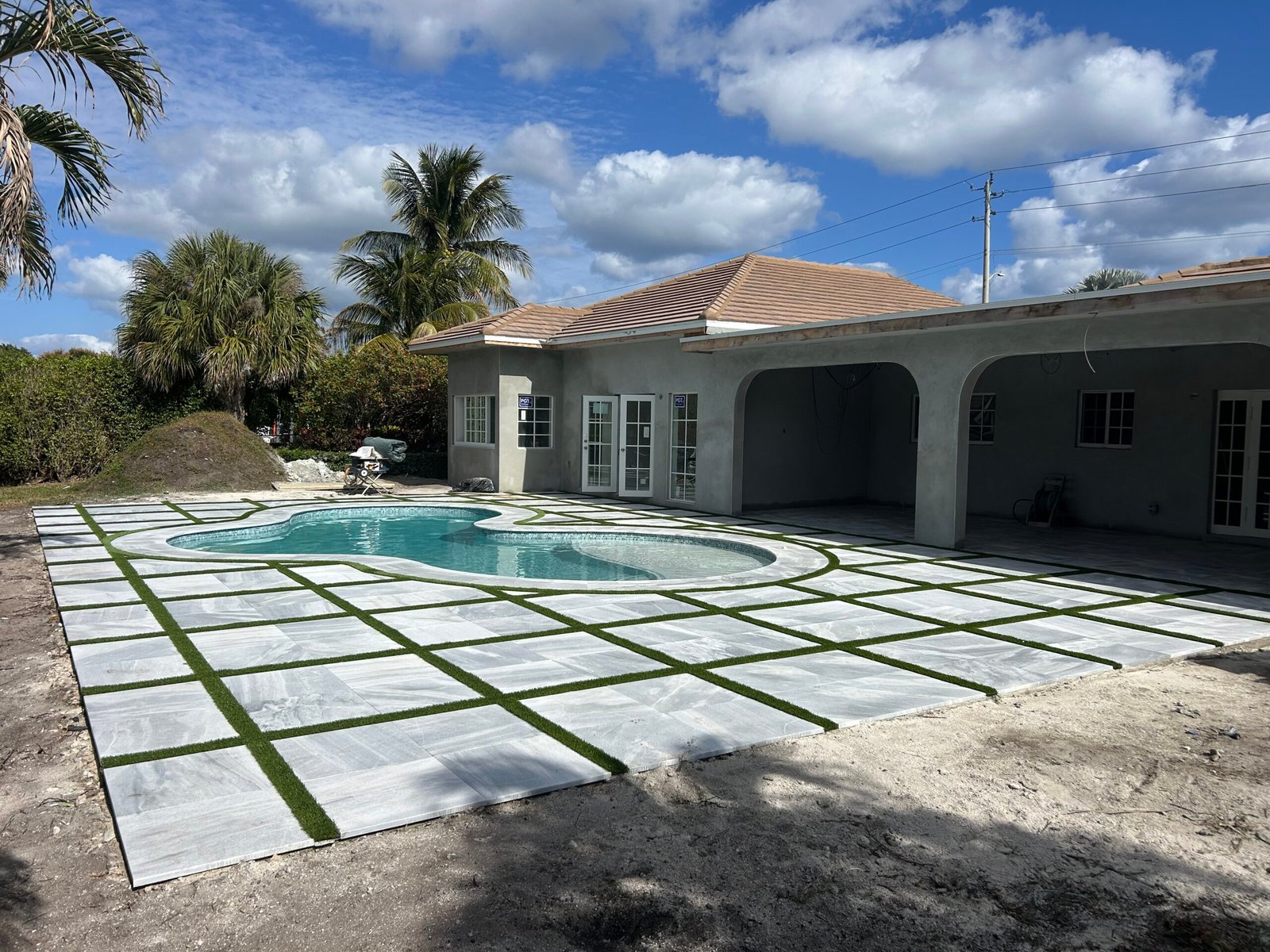 Paver job in Boynton Beach by Hero’s Pavers