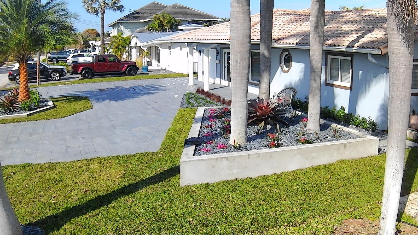 Paver job in Palm Beach County by Hero’s Pavers