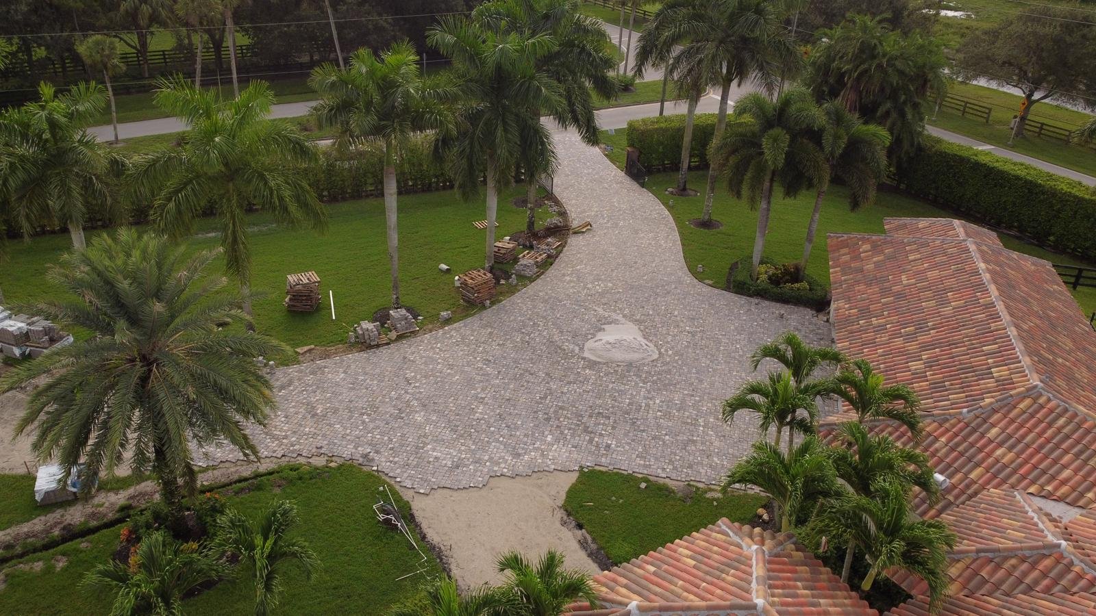 Paver job in Wellington by Hero’s Pavers