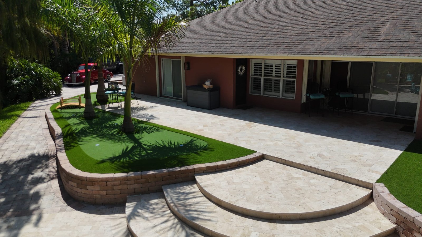 Paver job in Loxahatchee by Hero’s Pavers