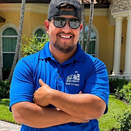 Jorge Santos, owner of Hero’s Pavers