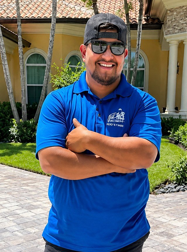 Jorge Santos, owner of Hero&rsquo;s Pavers